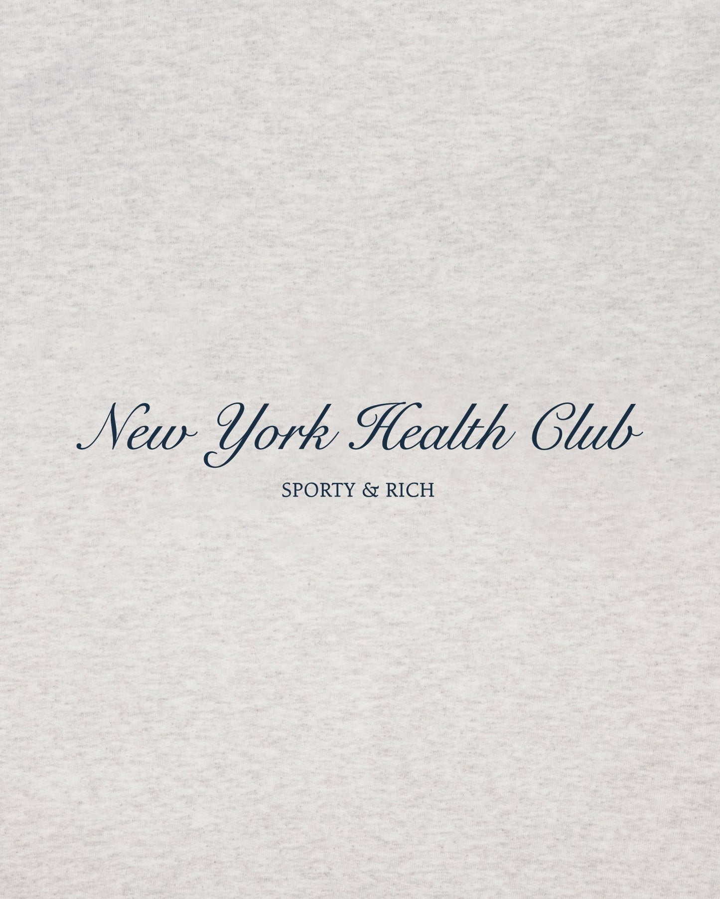 NY Health Club Crewneck - Heather Gray