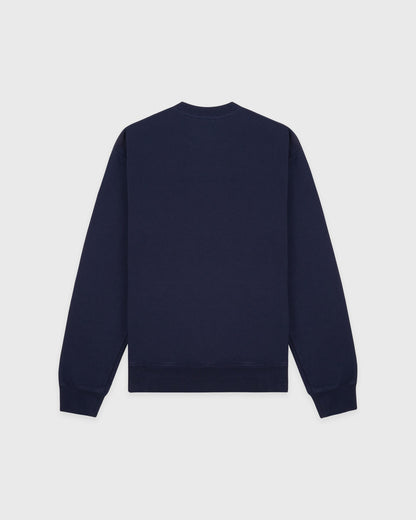Nautical Embroidered Crewneck - Navy