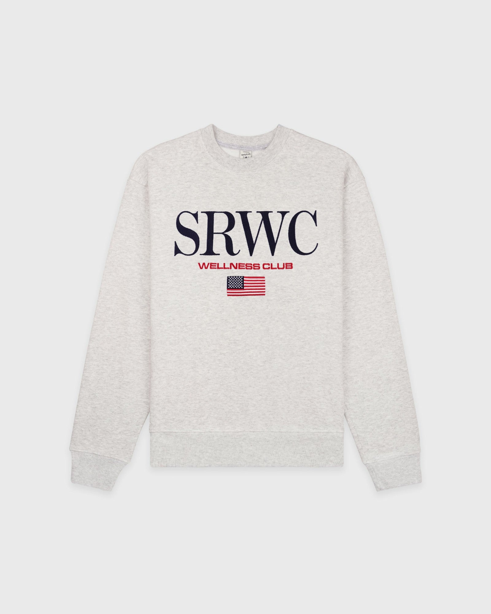 Nautical Embroidered Crewneck - Heather Gray
