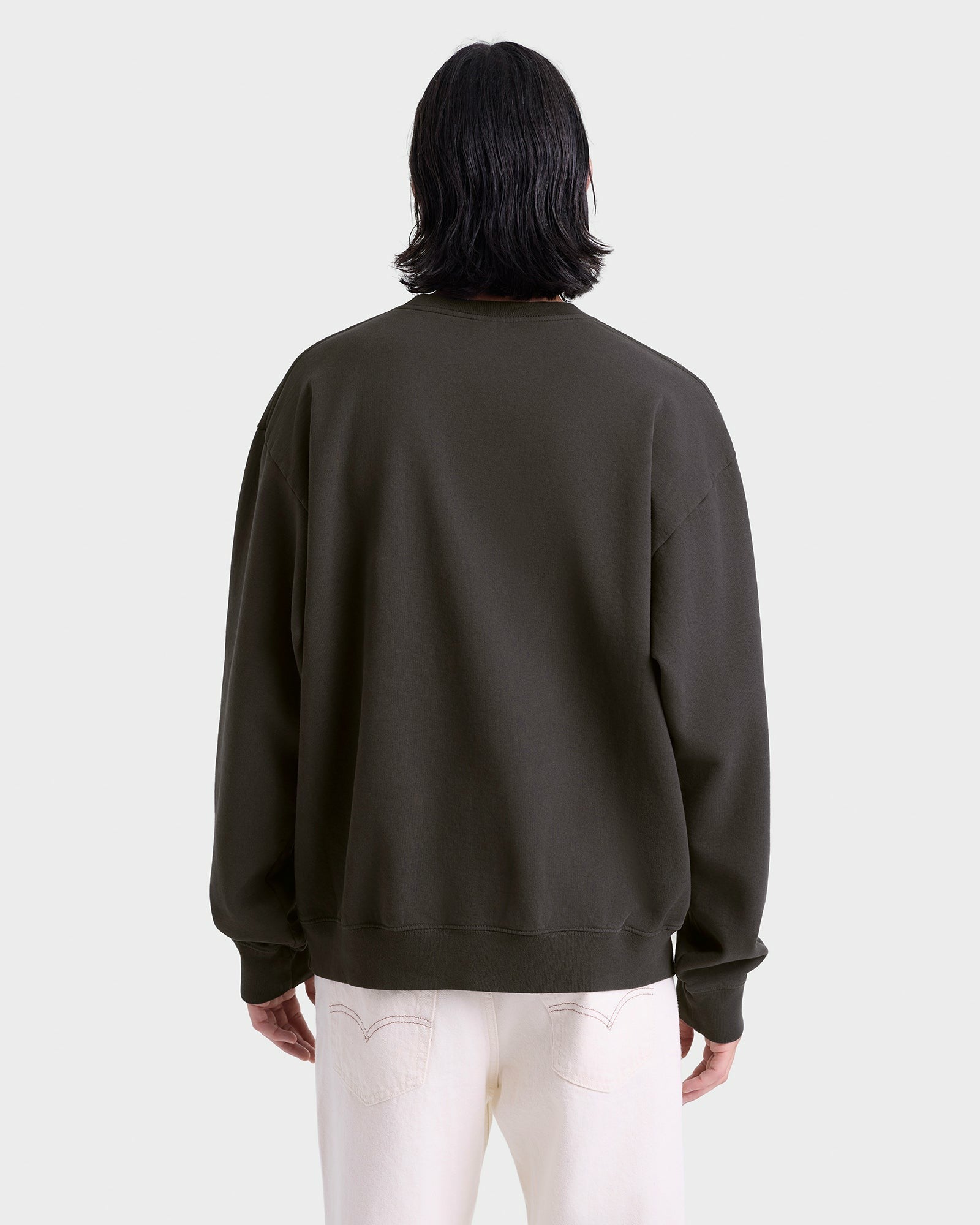 BH Riding Club Crewneck - Faded Black/White