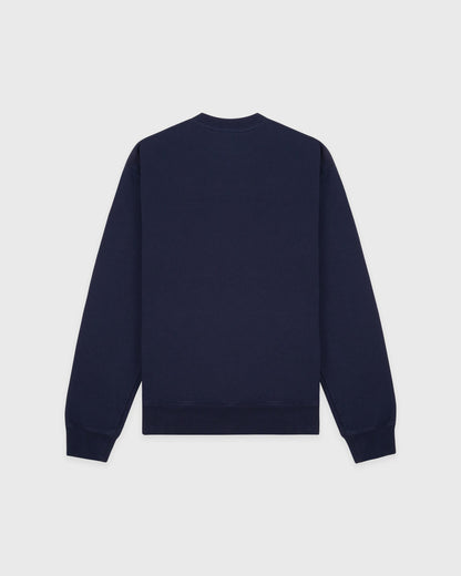 BH Crest Crewneck - Navy/White