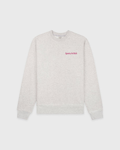 NY Motion Crewneck - Heather Gray/Berry/Azure