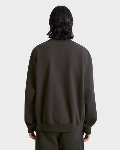 California Emblem Crewneck - Faded Black/White