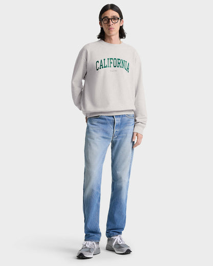 California Crewneck - Heather Gray/Alpine