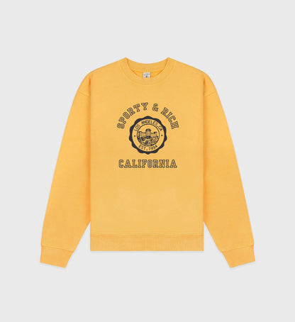 California Emblem Crewneck - Faded Gold