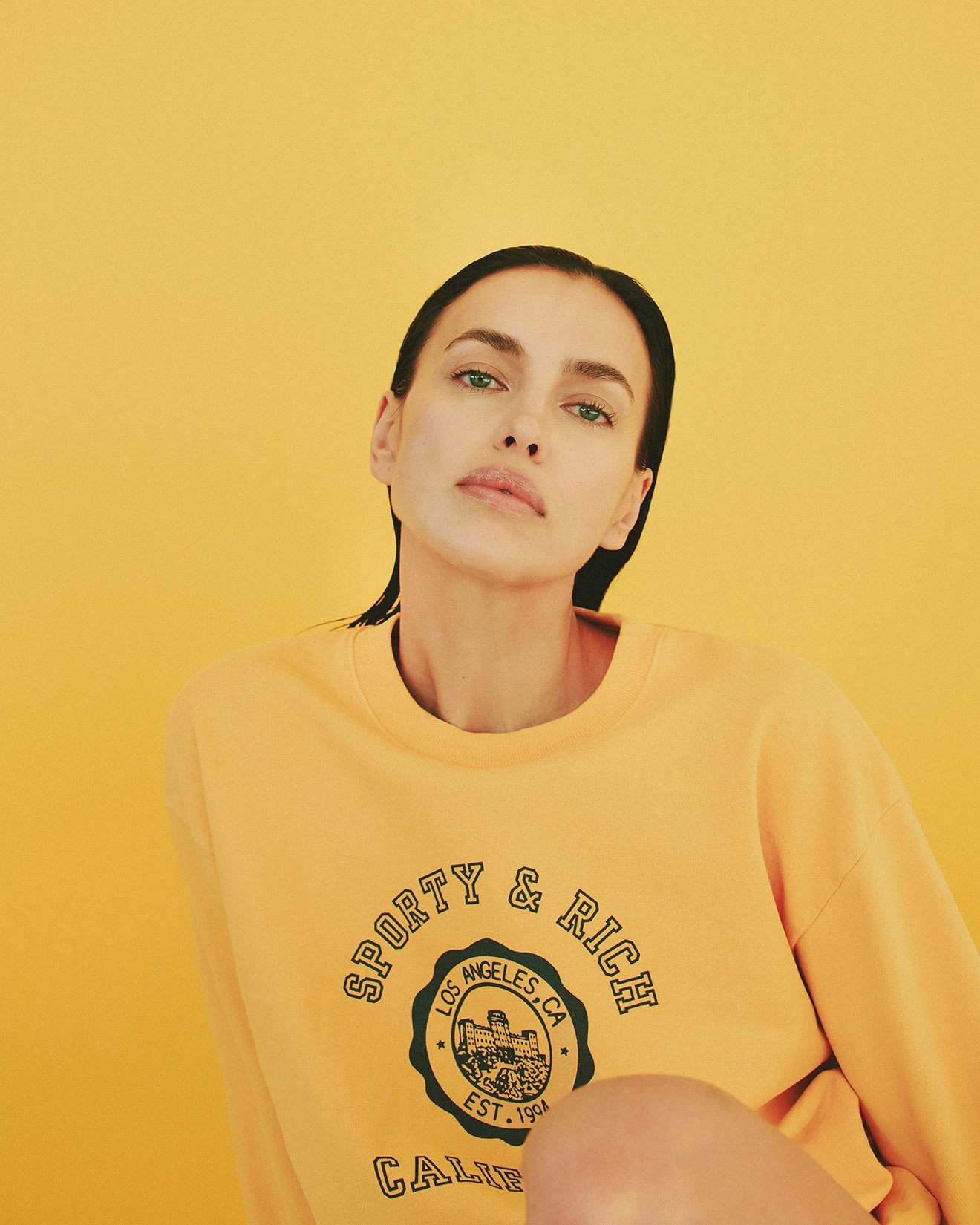 California Emblem Crewneck - Faded Gold