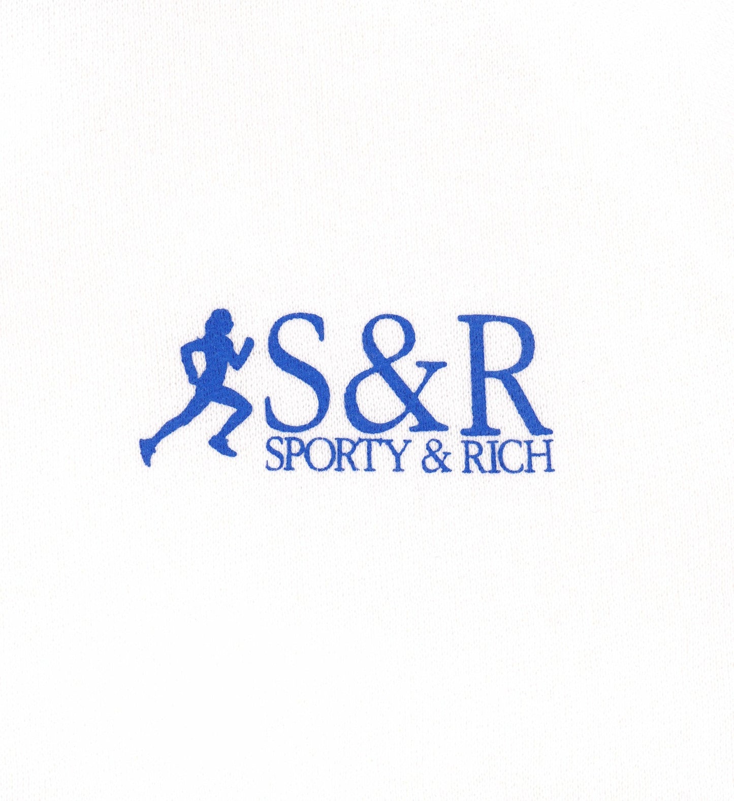 SR Runner Soft Crewneck - White/Team Blue