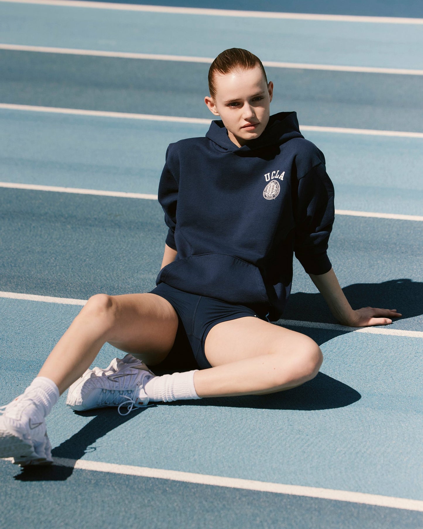 UCLA Crest Hoodie - Navy/White