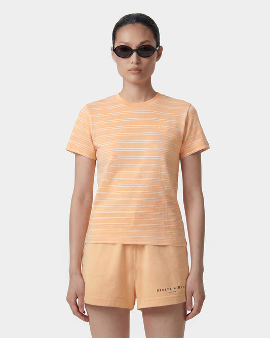 NY Crest T-Shirt - Limone Striped/Limone
