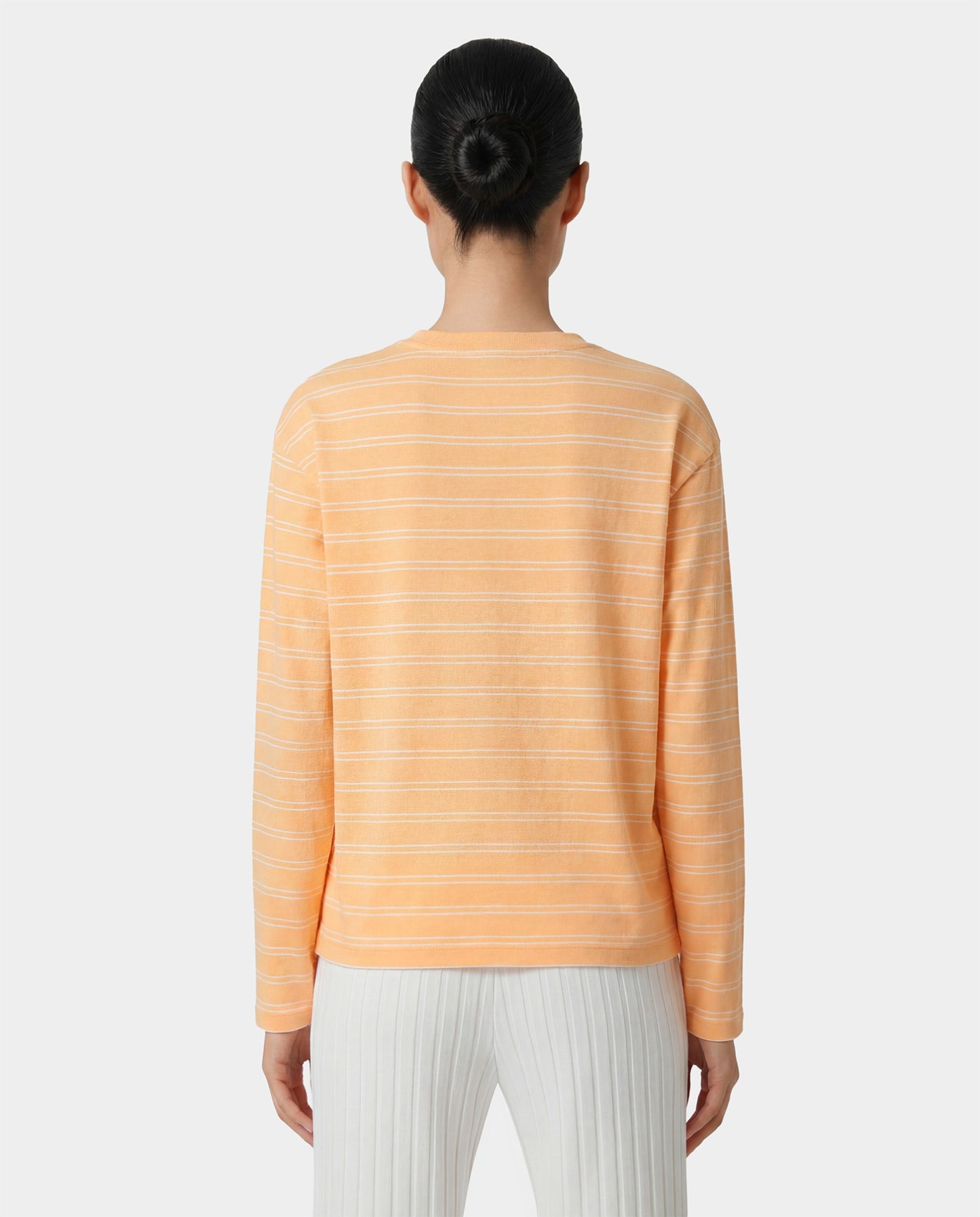 NY Crest Easy Longsleeve - Limone Striped/Limone