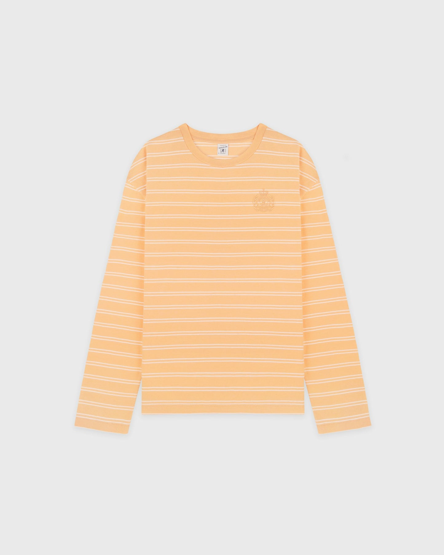 NY Crest Easy Longsleeve - Limone Striped/Limone