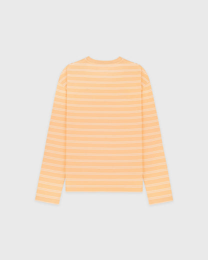 NY Crest Easy Longsleeve - Limone Striped/Limone