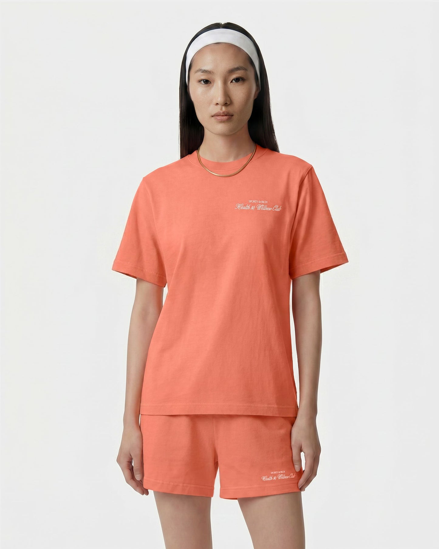 H&W Club T-Shirt - Flamingo/White