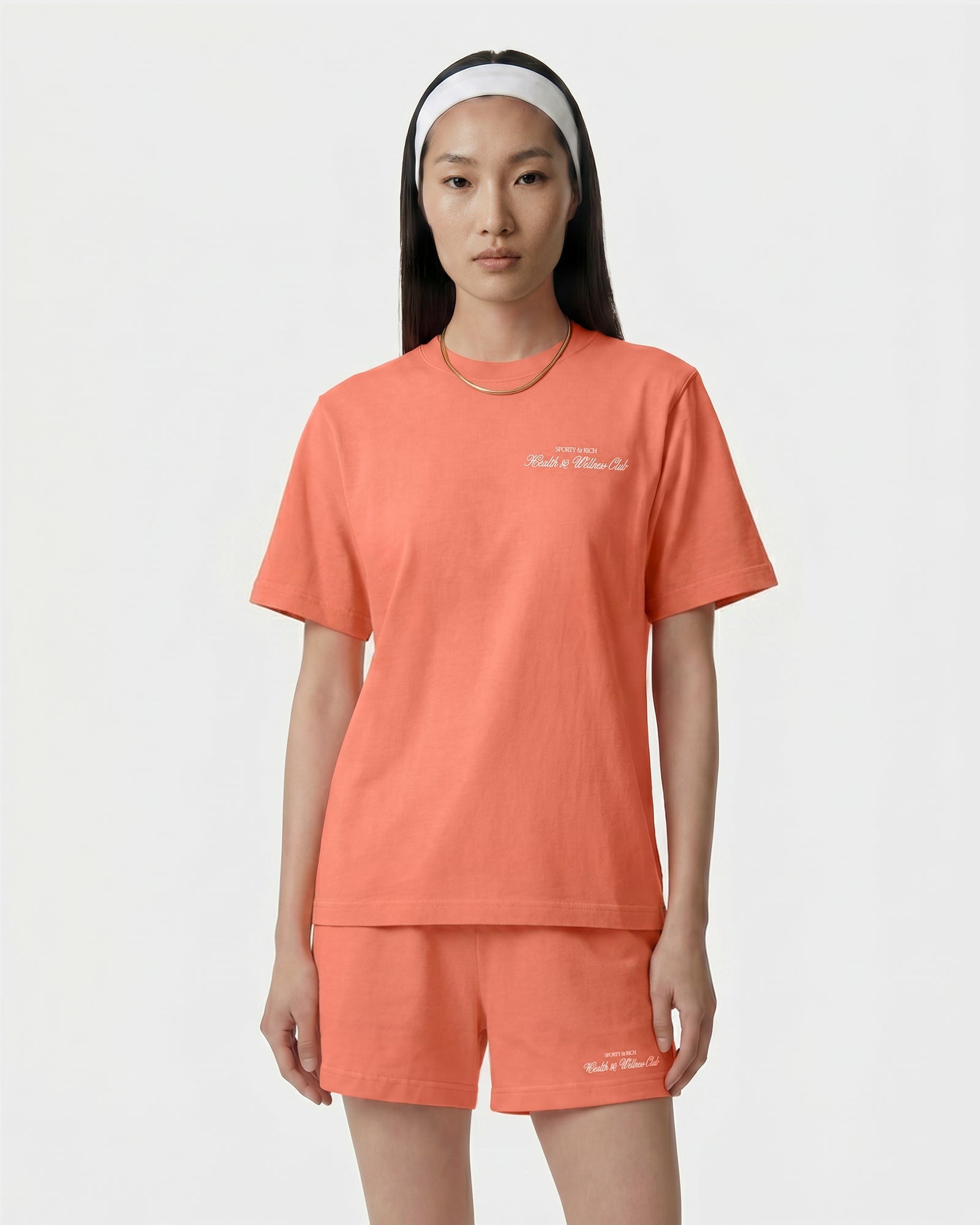H&W Club T-Shirt - Flamingo/White