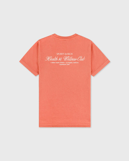H&W Club T-Shirt - Flamingo/White
