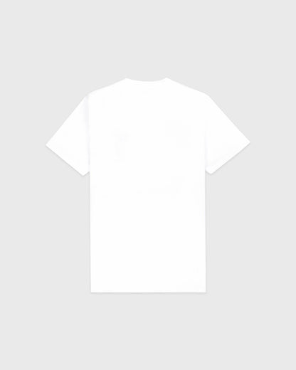 H&W Crest T-Shirt - White/Light Navy