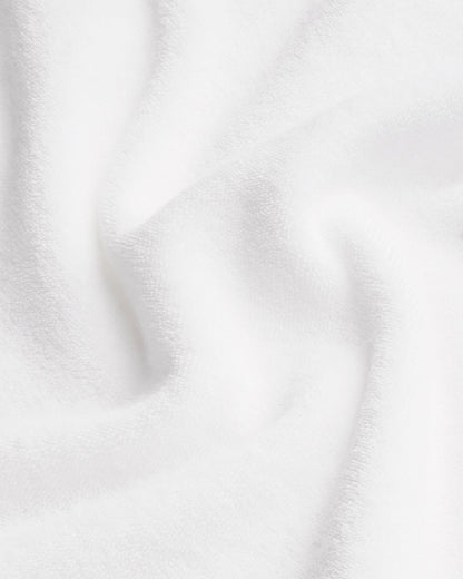 Signature Logo Terry Polo - White/Navy