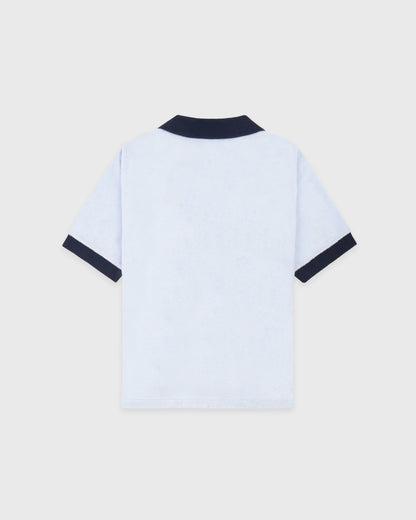 Signature Logo Terry Polo - Ciel/Navy
