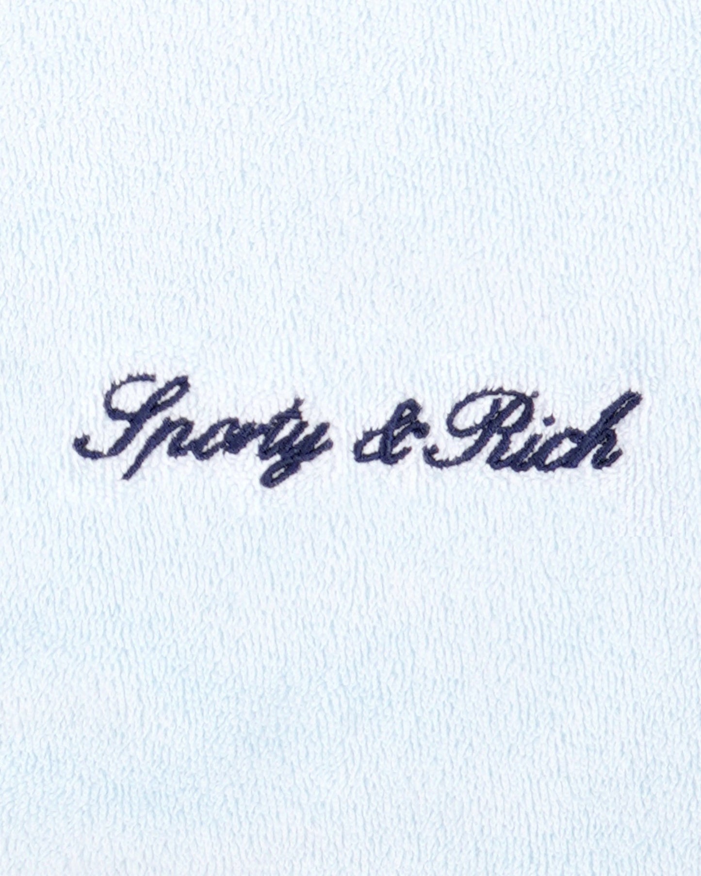 Signature Logo Terry Polo - Ciel/Navy