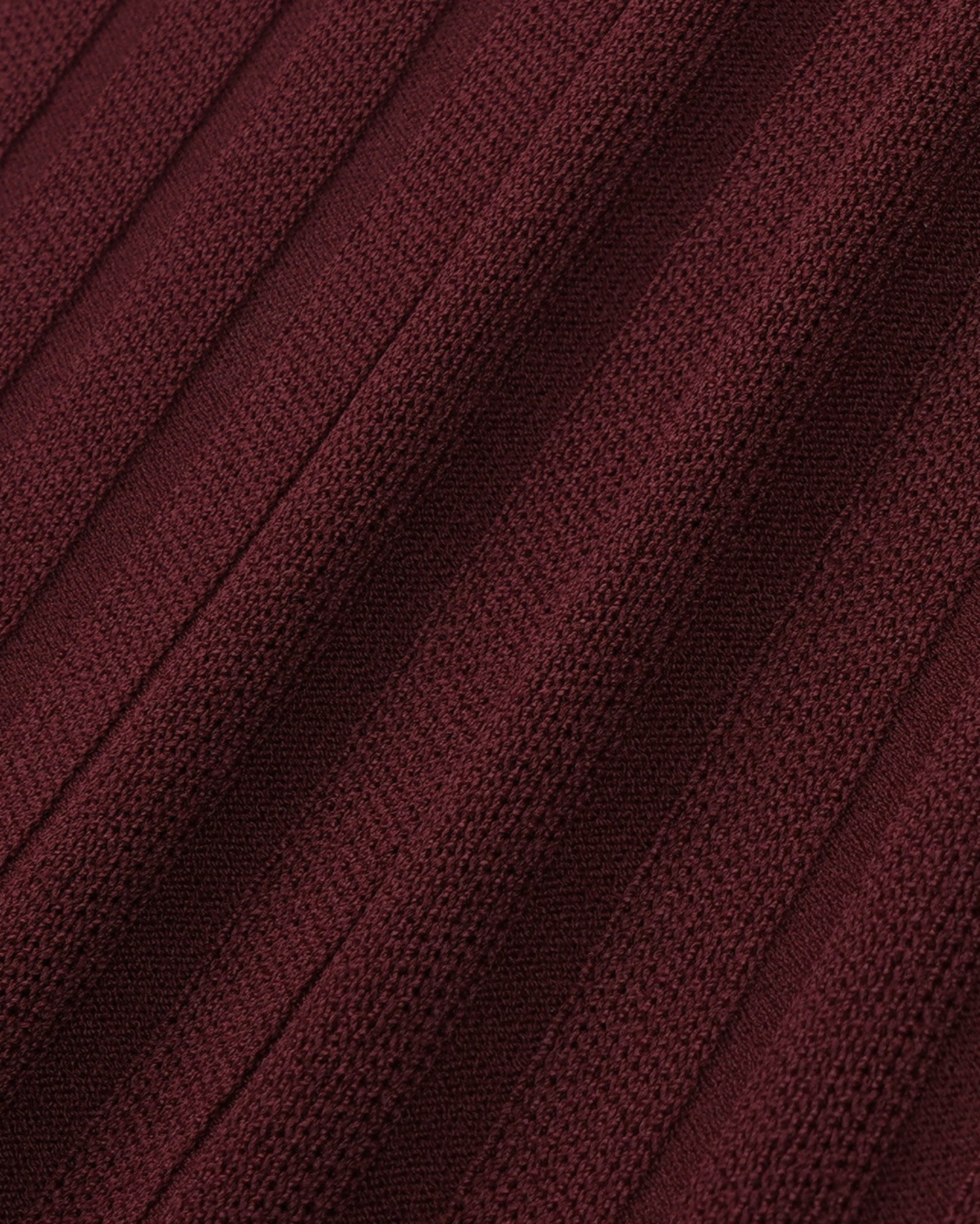 SRC Ribbed Polo - Bordeaux