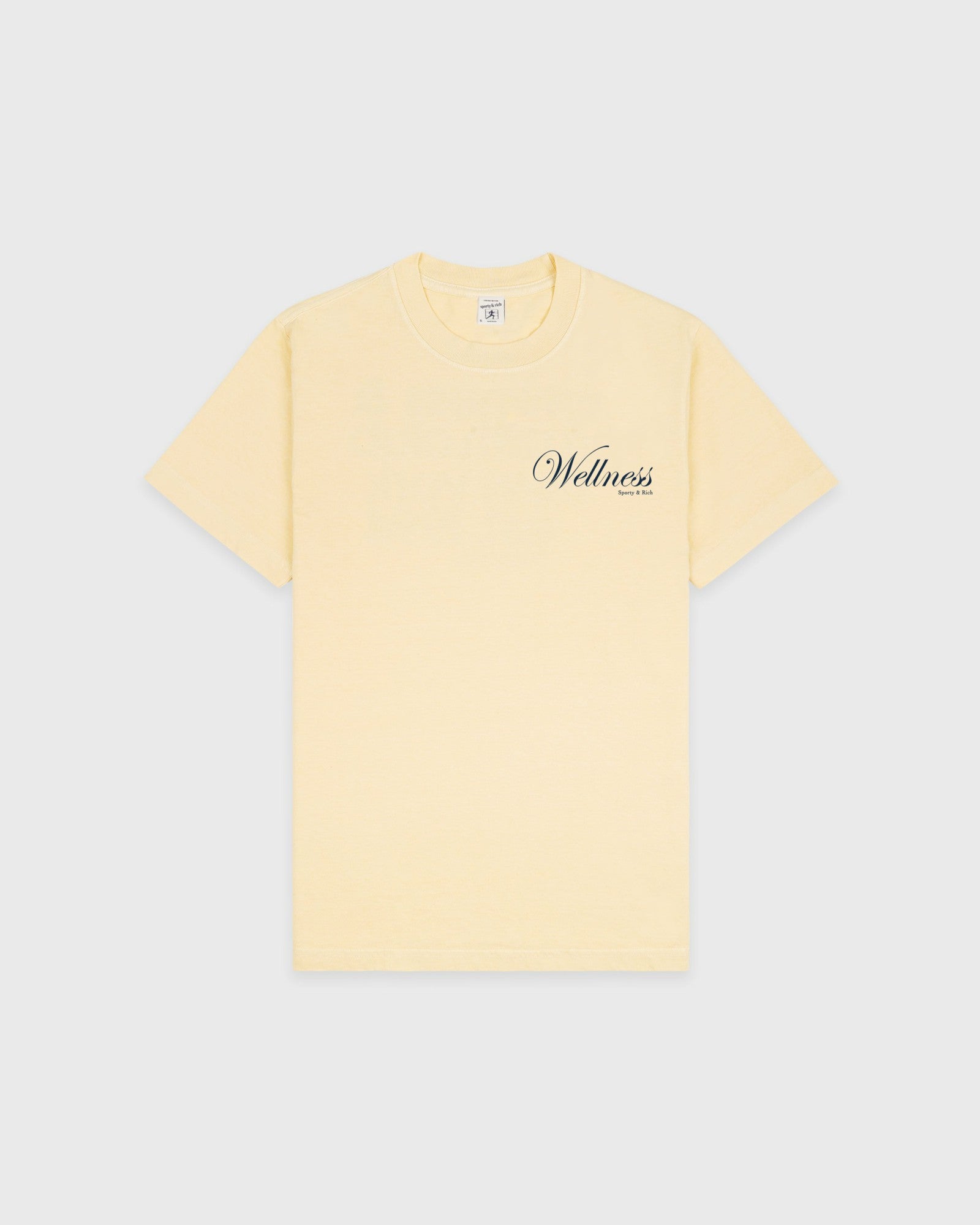 Avenue T-Shirt - Almond/Navy