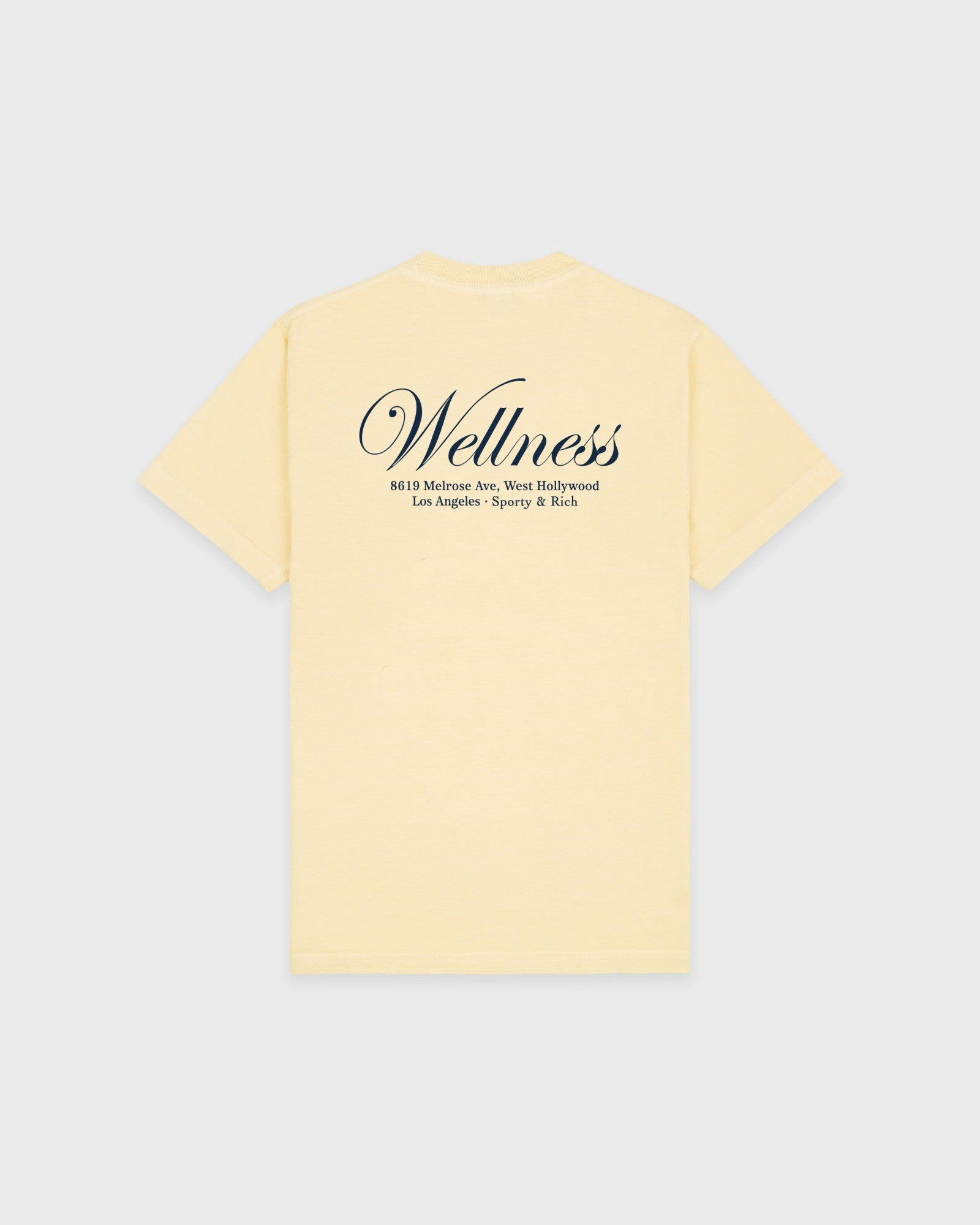 Avenue T-Shirt - Almond/Navy