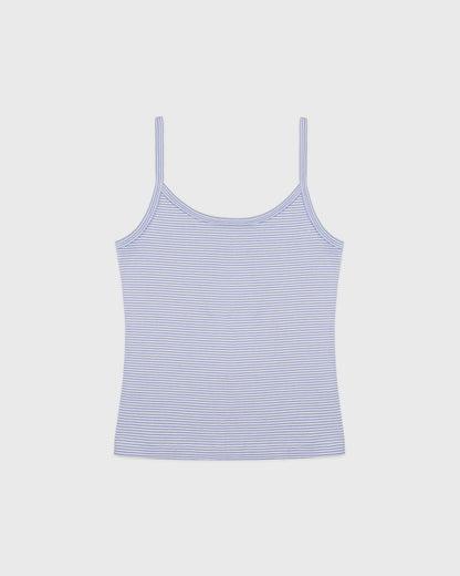 Signature Logo House Tank - Periwinkle Stripe