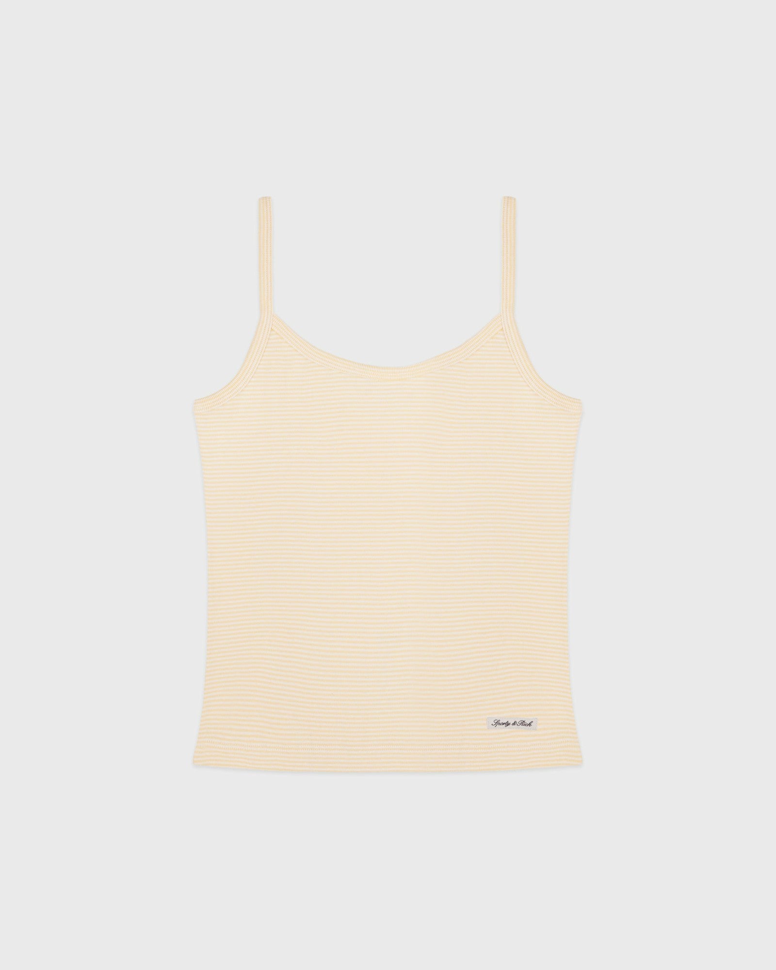 Signature Logo House Tank - Almond Striped