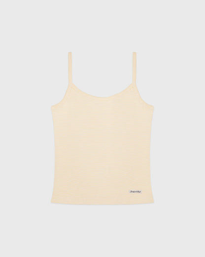 Signature Logo House Tank - Almond Striped