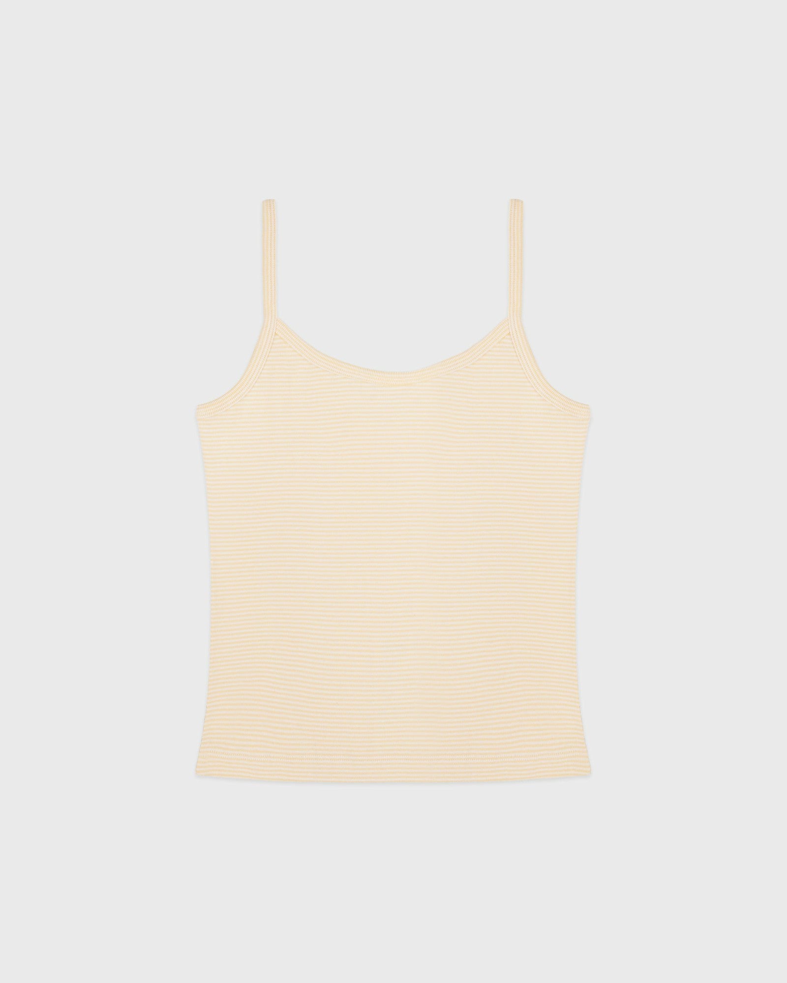 Signature Logo House Tank - Almond Striped