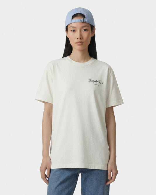 Vendome LA T-Shirt - Ecru/Navy