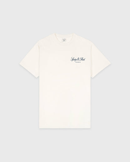 Vendome LA T-Shirt - Ecru/Navy