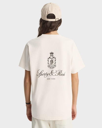 Vendome T-Shirt - Ecru/Chocolate