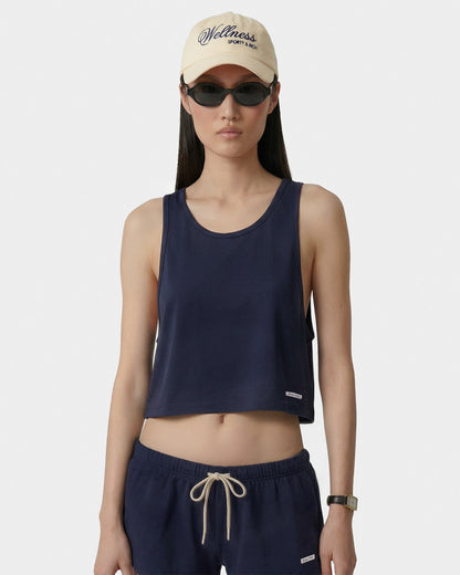 Signature Logo Lounge Tank - Navy