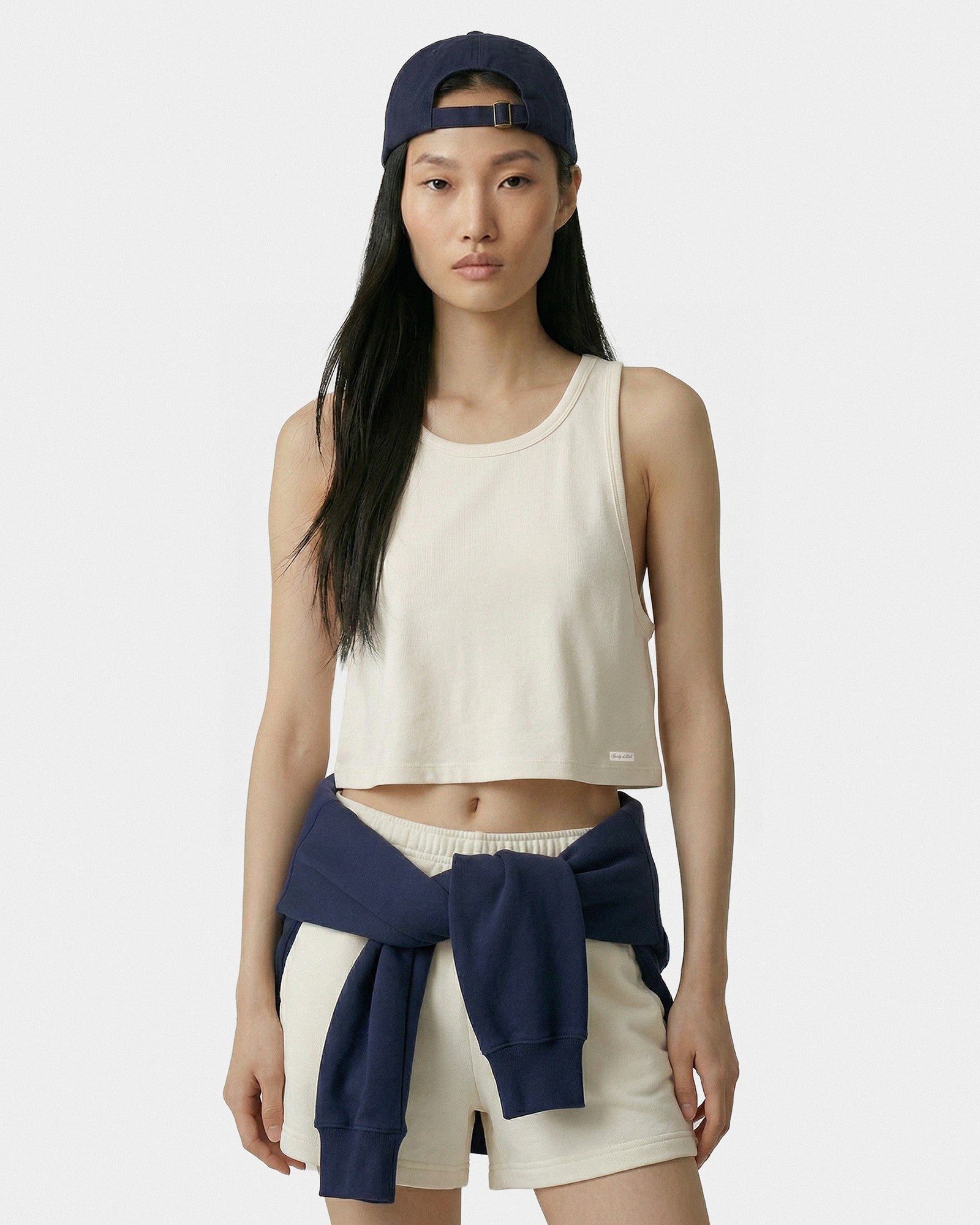 Signature Logo Lounge Tank - Ecru