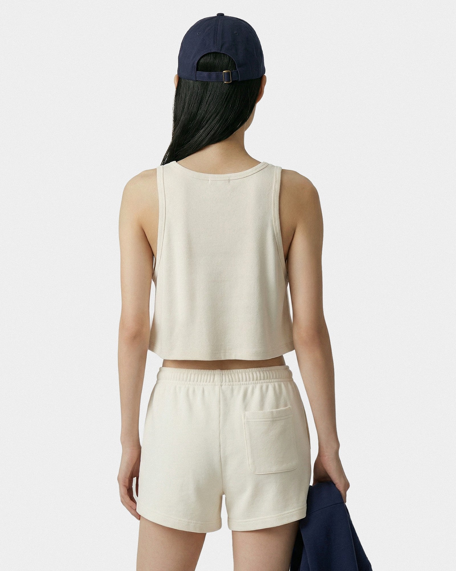 Signature Logo Lounge Tank - Ecru
