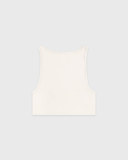 Signature Logo Lounge Tank - Ecru