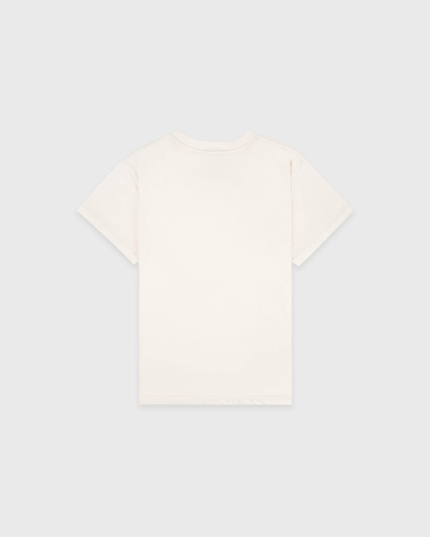 Varsity Crest Essential Tee - Ecru/Navy