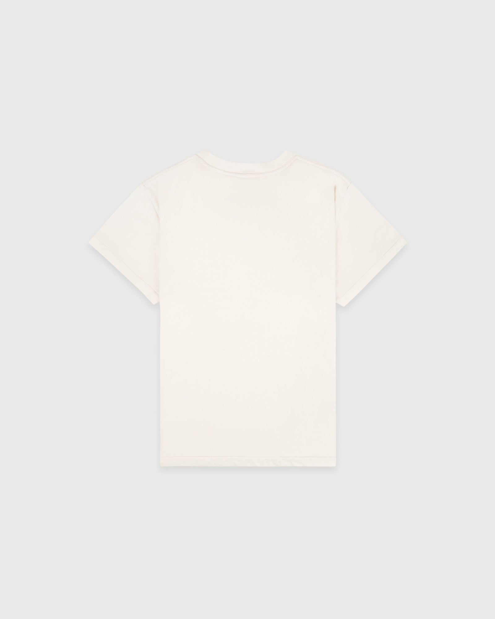 Varsity Crest Essential Tee - Ecru/Navy