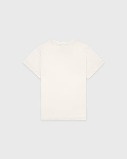 Varsity Crest Essential Tee - Ecru/Navy
