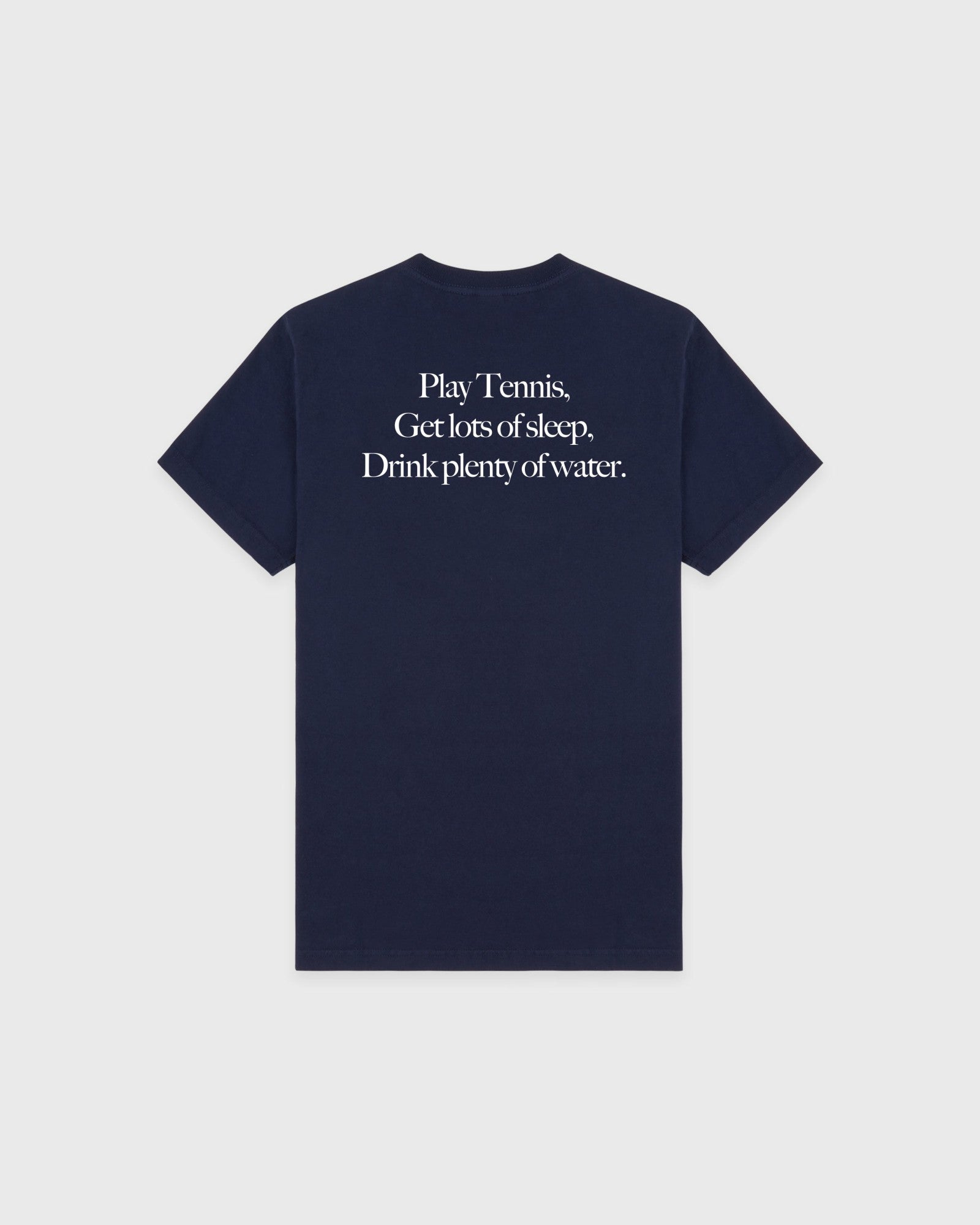 Play Tennis T-Shirt - Navy/White