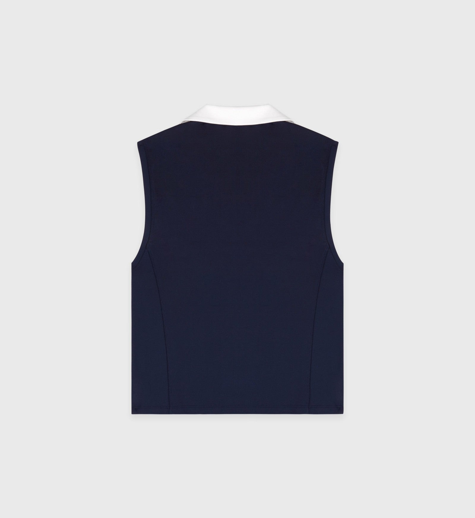 SRC Sports Polo Vest - Navy/White