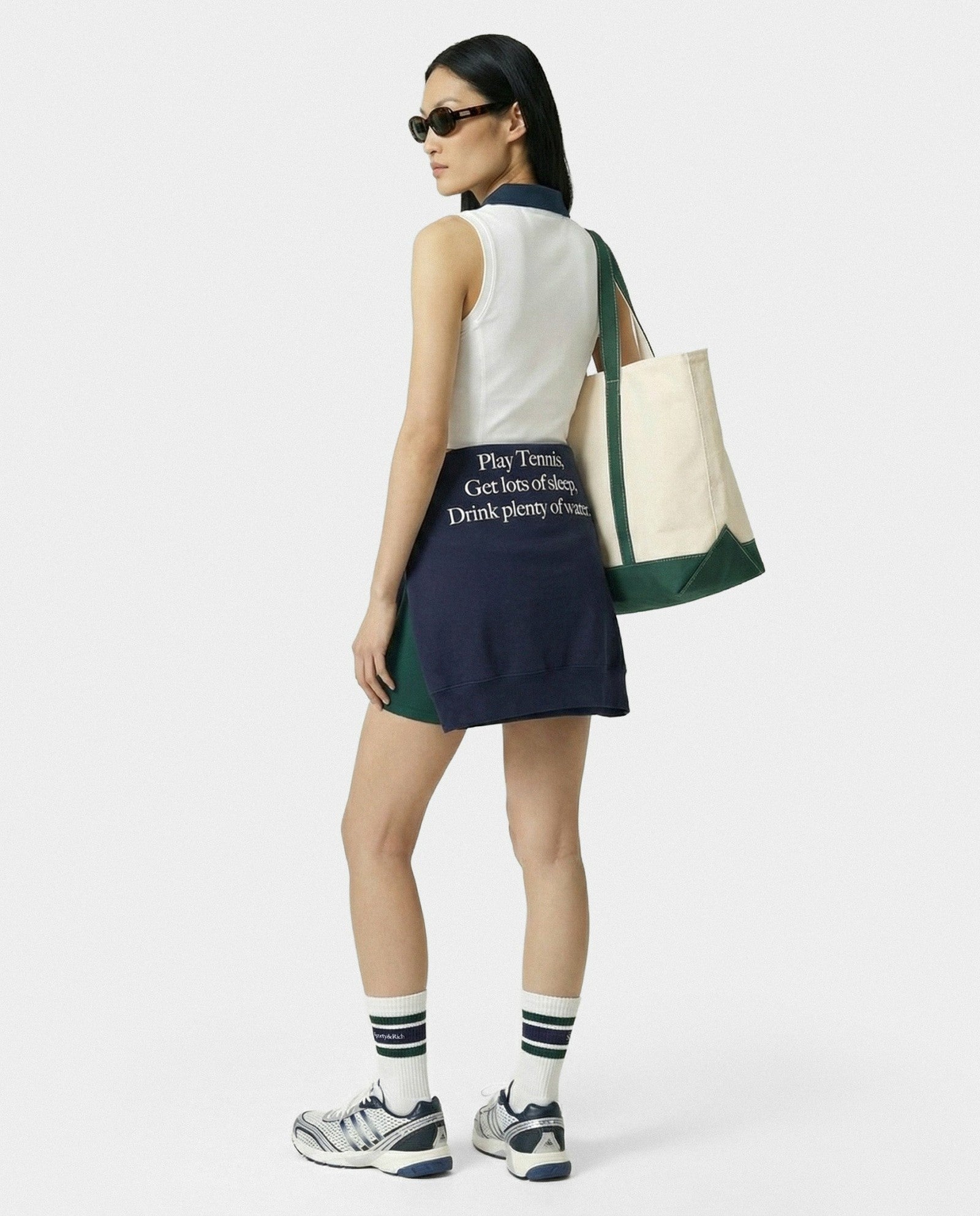 SRC Sports Polo Vest - White/Forest