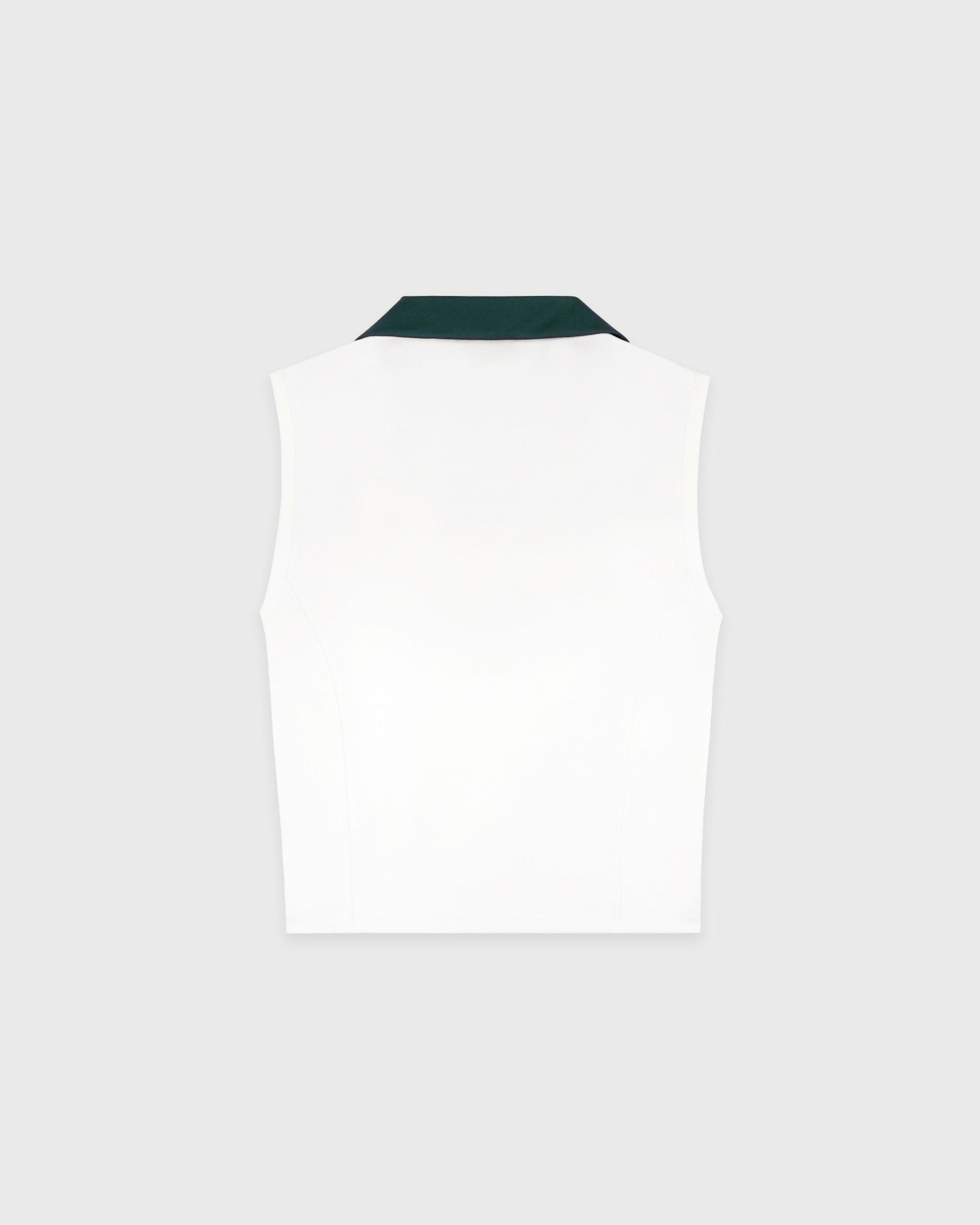 SRC Sports Polo Vest - White/Forest