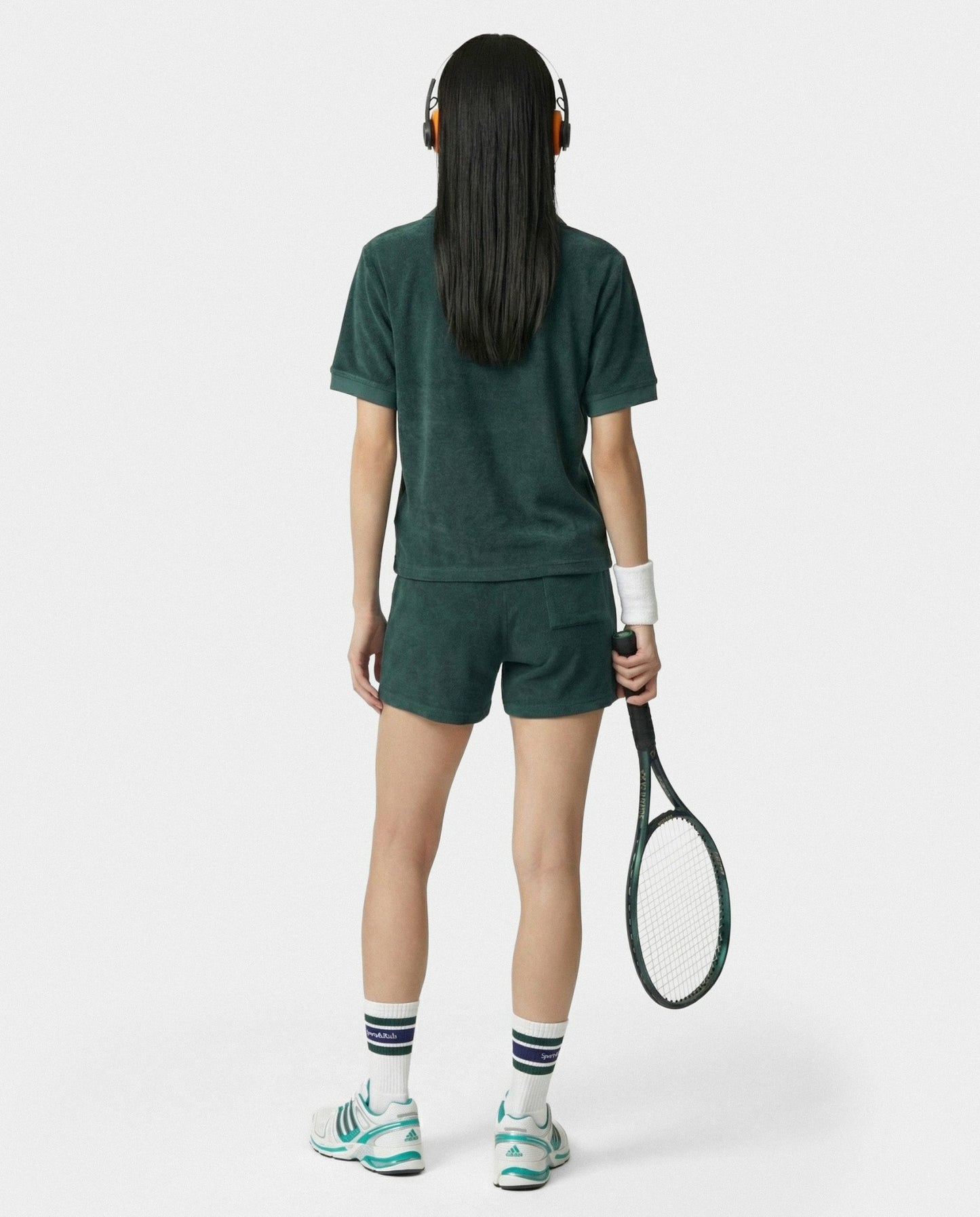 SRC Terry Polo - Forest/White