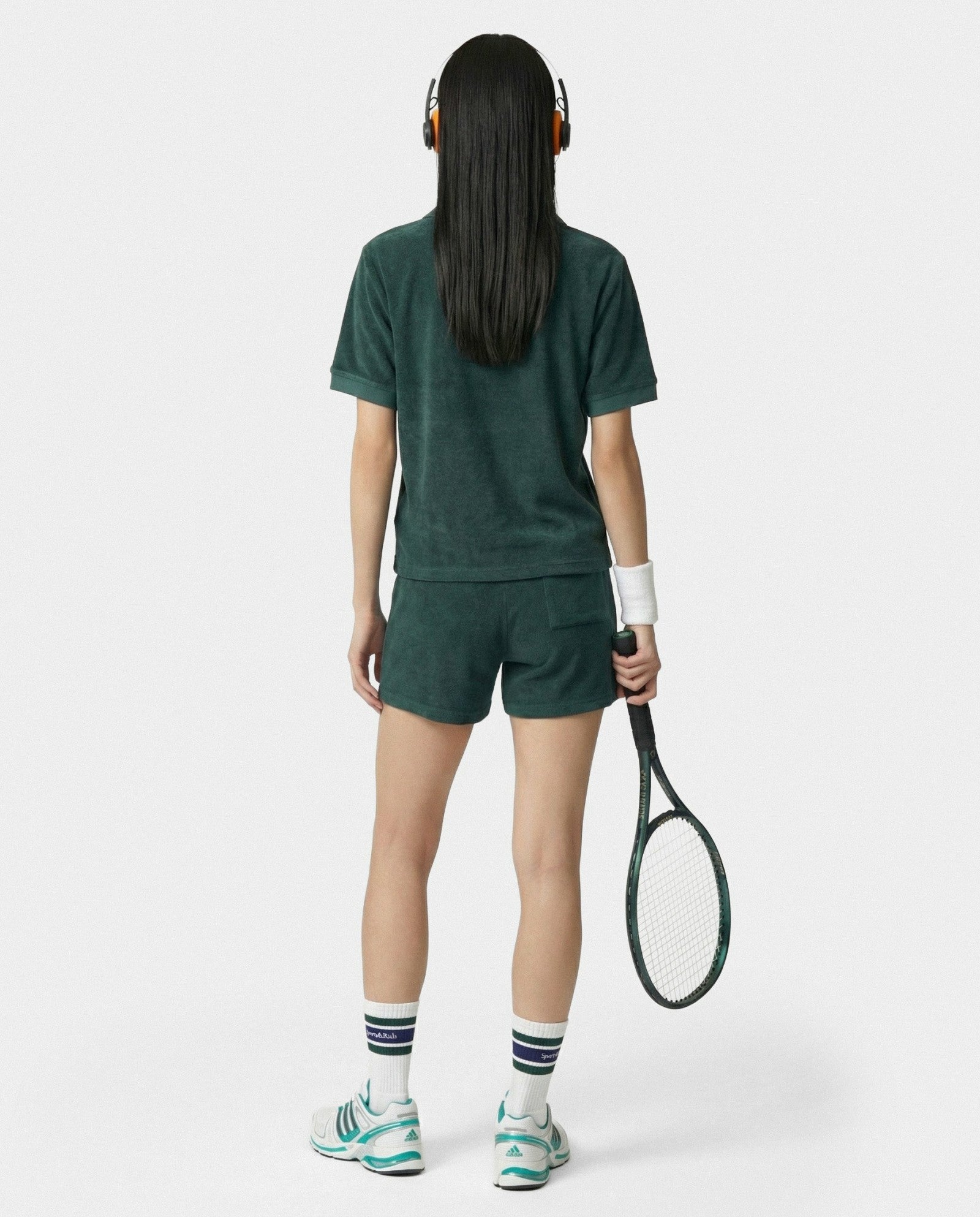 SRC Terry Polo - Forest/White