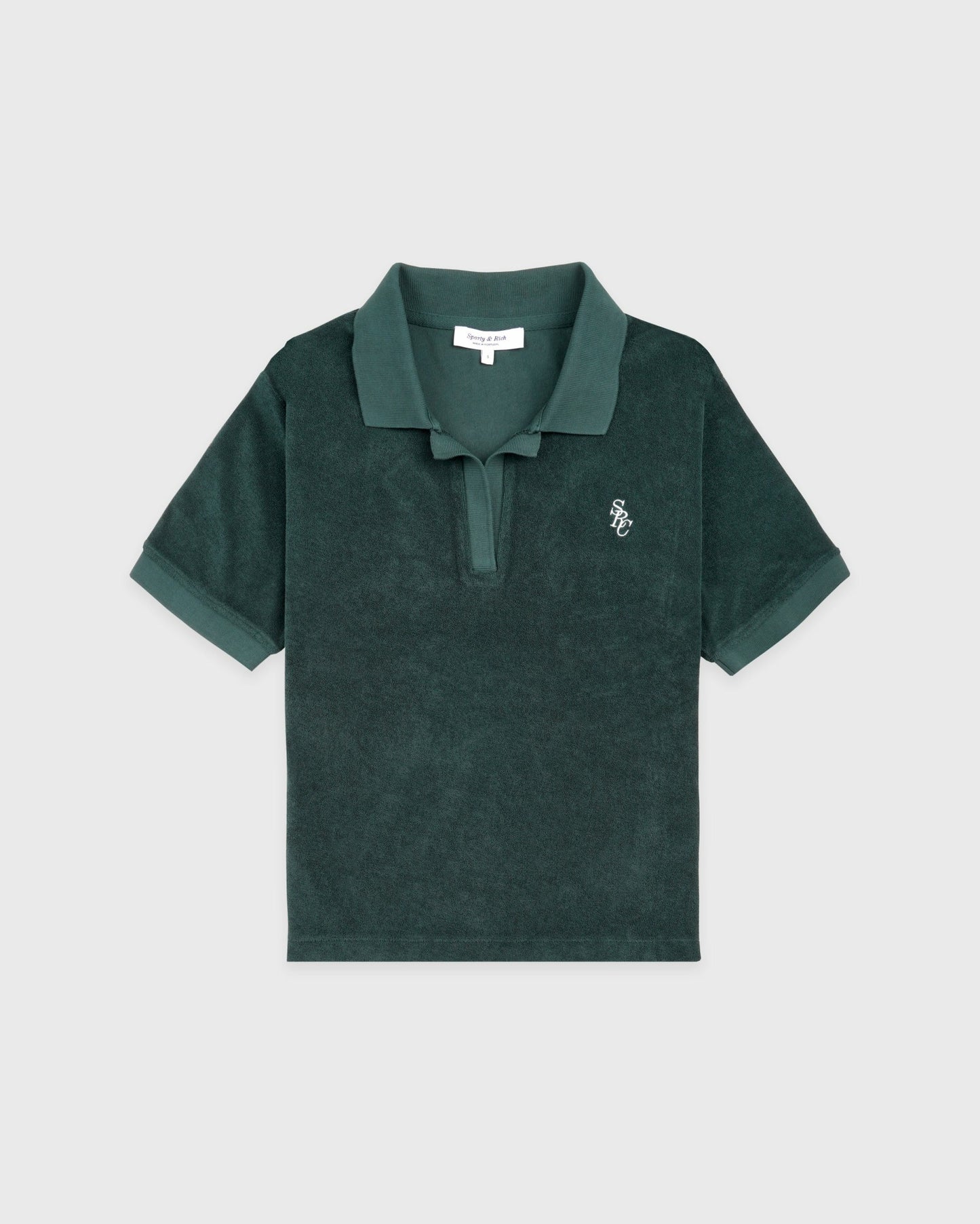 SRC Terry Polo - Forest/White