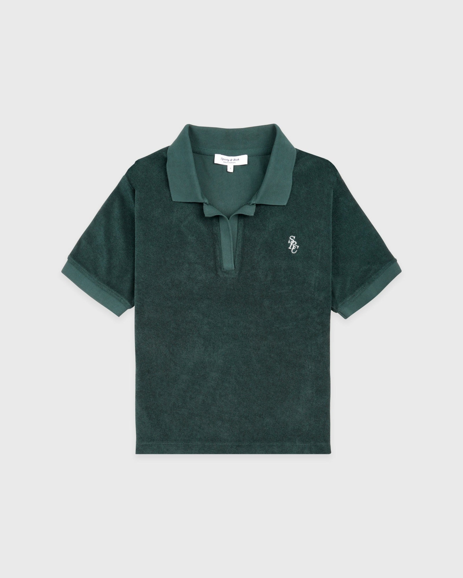 SRC Terry Polo - Forest/White