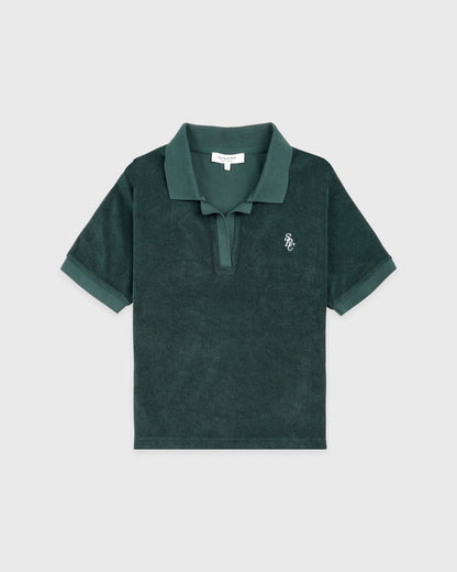 SRC Terry Polo - Forest/White