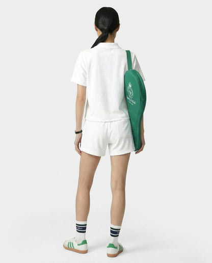 SRC Terry Polo - White/Forest